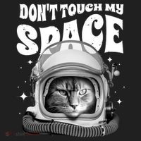 Don't Touch My Space Cat Tumbler thumb 3