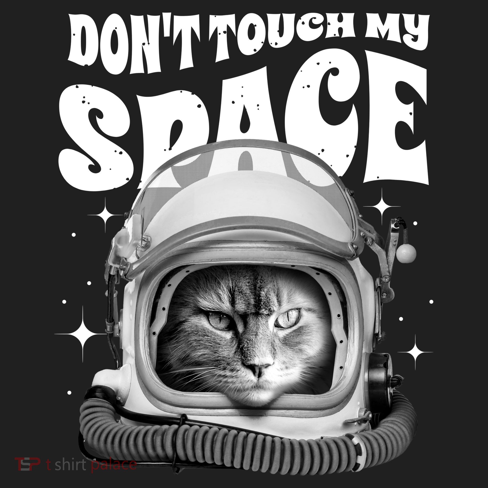 Don't Touch My Space Cat Tumbler