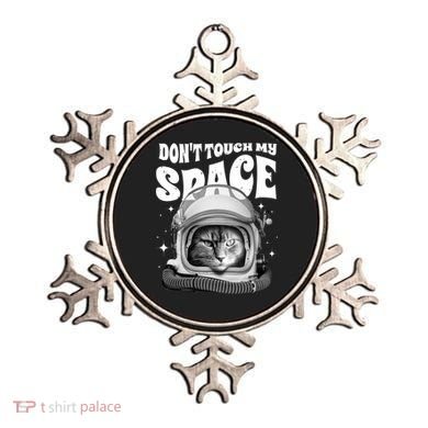 Don't Touch My Space Cat Ornament