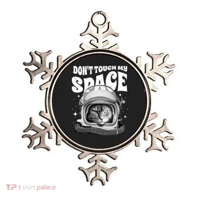 Don't Touch My Space Cat Ornament