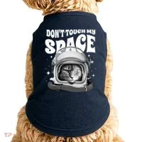 Don't Touch My Space Cat Doggie Tank thumb 0