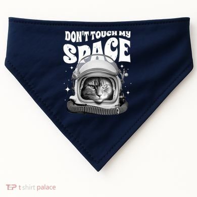 Don't Touch My Space Cat USA-Made Doggie Bandana