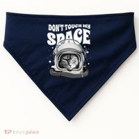 Don't Touch My Space Cat USA-Made Doggie Bandana thumb 0