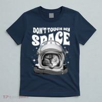 Don't Touch My Space Cat T-Shirt thumb 5