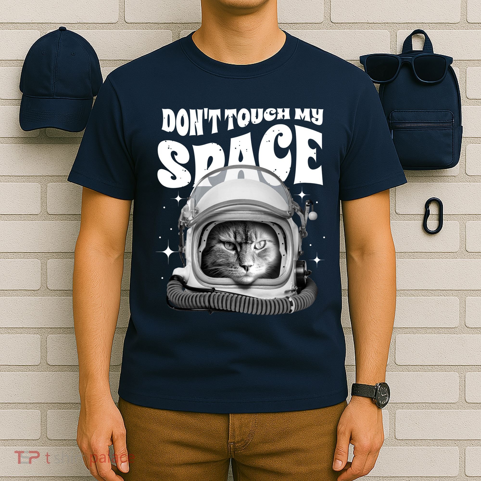 Don't Touch My Space Cat T-Shirt