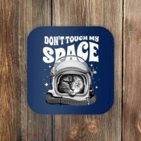 Don't Touch My Space Cat Coaster thumb 0