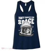 Don't Touch My Space Cat Women's Tank Top thumb 0