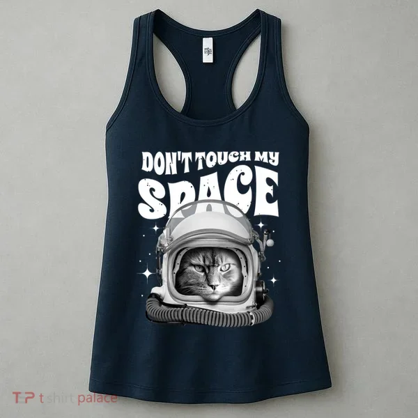 Don't Touch My Space Cat Women's Tank Top