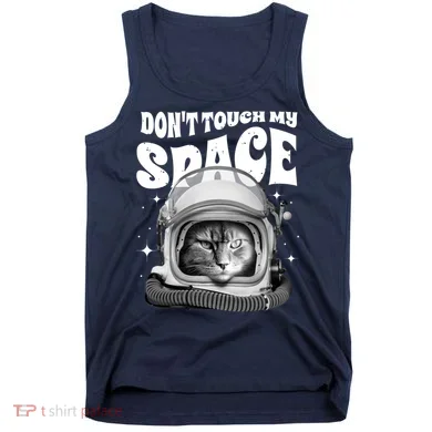 Don't Touch My Space Cat Tank Top