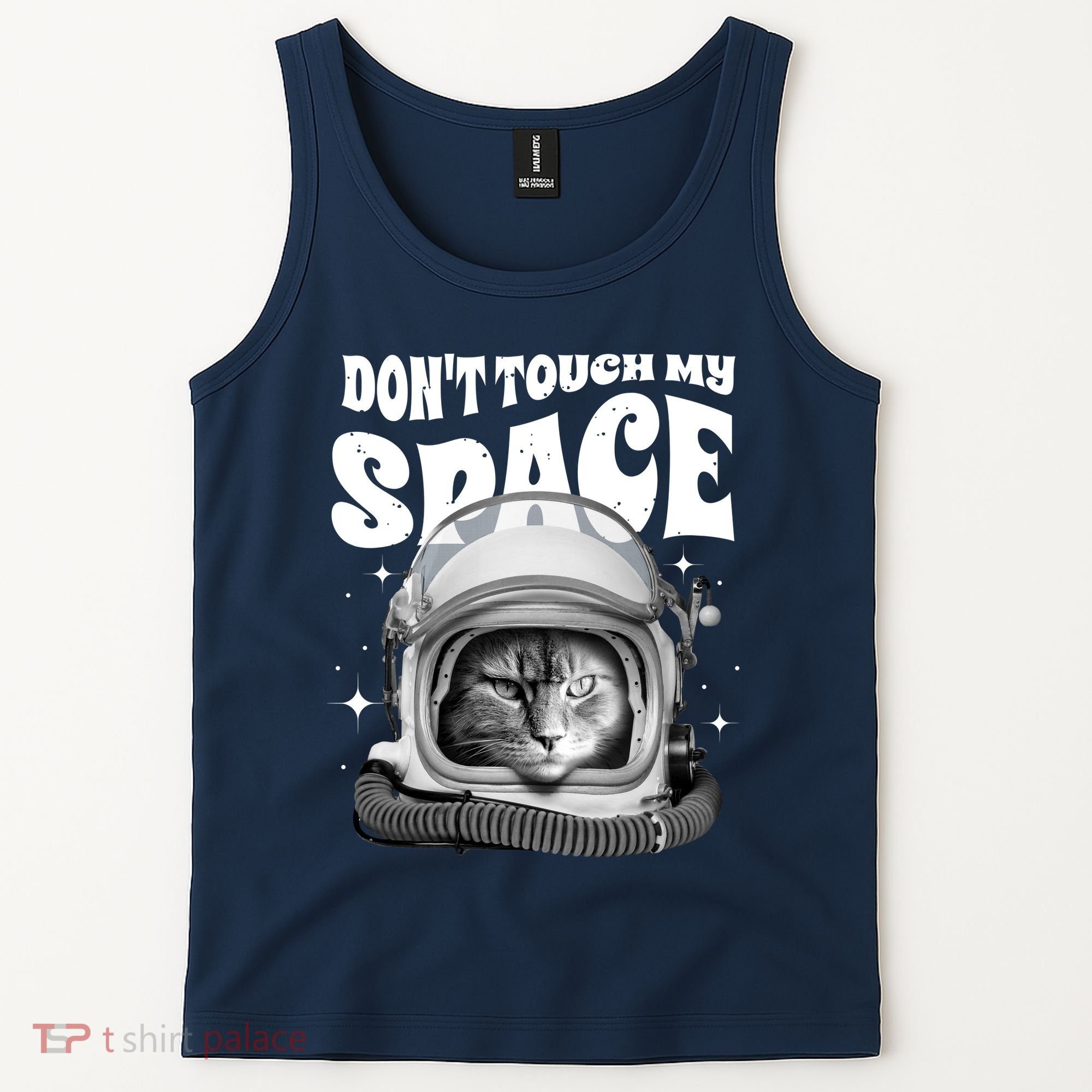 Don't Touch My Space Cat Tank Top