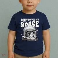 Don't Touch My Space Cat Toddler T-Shirt thumb 2