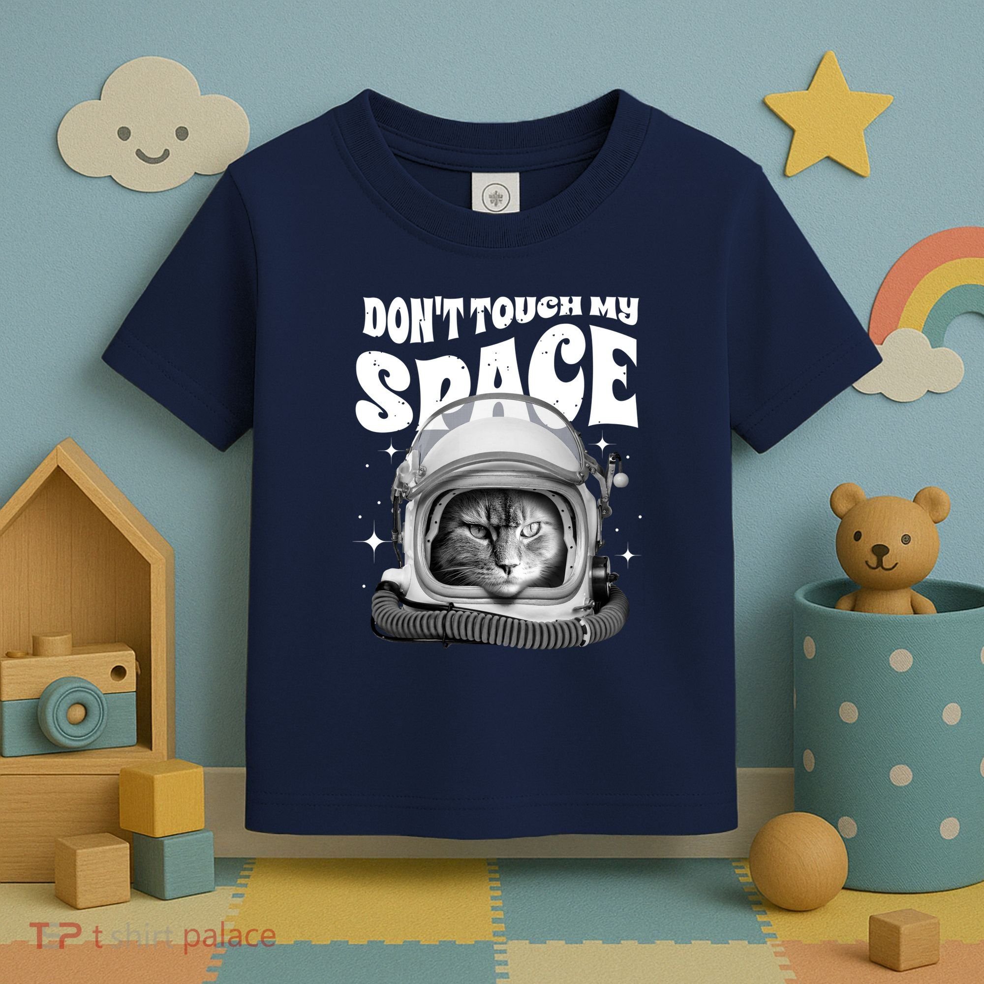 Don't Touch My Space Cat Toddler T-Shirt