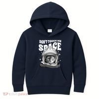 Don't Touch My Space Cat Kids Hoodie thumb 0