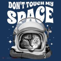 Don't Touch My Space Cat Kids Hoodie thumb 5