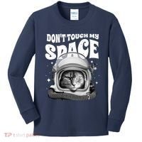 Don't Touch My Space Cat Kids Long Sleeve Shirt thumb 0