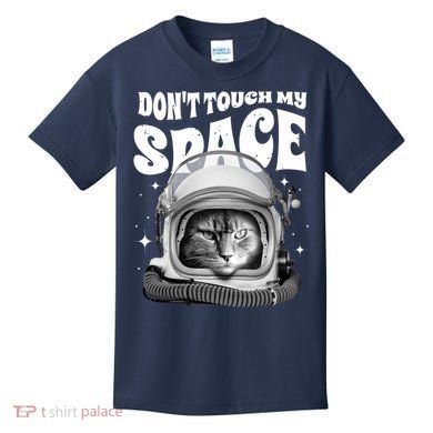 Don't Touch My Space Cat Kids T-Shirt