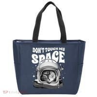 Don't Touch My Space Cat Tote Bag thumb 0