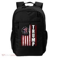 Donald Trump Merchandise 45 47 American Flag Backpack thumb 0