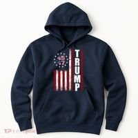 Donald Trump Merchandise 45 47 American Flag Hoodie thumb 0