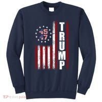 Donald Trump Merchandise 45 47 American Flag Sweatshirt thumb 0