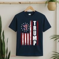 Donald Trump Merchandise 45 47 American Flag T-Shirt thumb 2