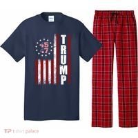 Donald Trump Merchandise 45 47 American Flag Pajama Set thumb 0