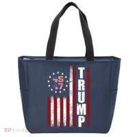 Donald Trump Merchandise 45 47 American Flag Tote Bag thumb 0