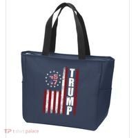 Donald Trump Merchandise 45 47 American Flag Tote Bag thumb 3