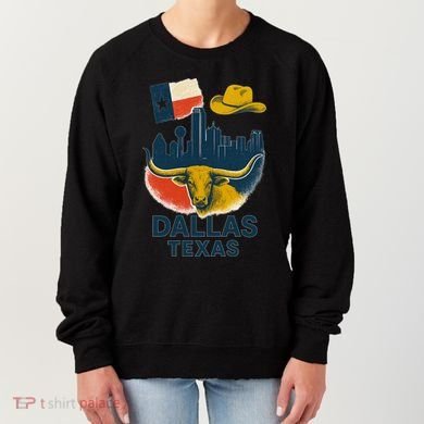 Dallas Texas Modern Collage Women's Sweatshirt