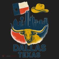 Dallas Texas Modern Collage Women's Sweatshirt thumb 2