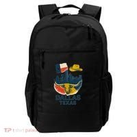 Dallas Texas Modern Collage Backpack thumb 0