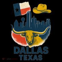 Dallas Texas Modern Collage Backpack thumb 2