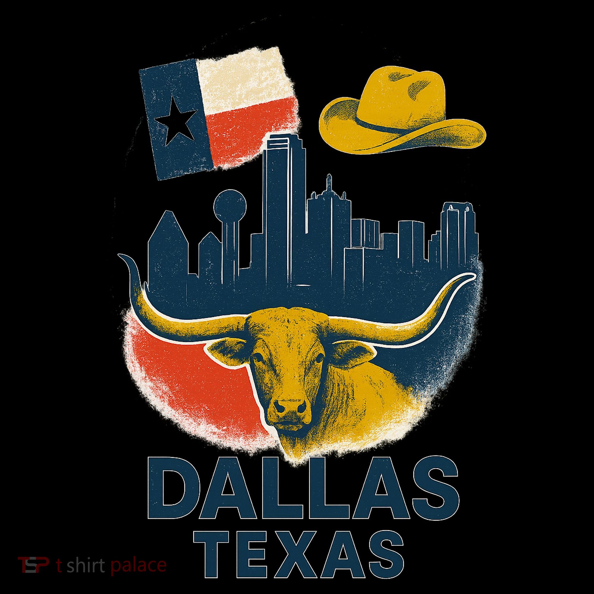 Dallas Texas Modern Collage Toddler Hoodie