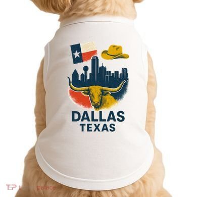 Dallas Texas Modern Collage Doggie Tank