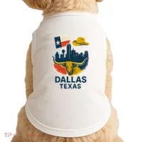 Dallas Texas Modern Collage Doggie Tank thumb 0