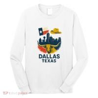 Dallas Texas Modern Collage Long Sleeve Shirt thumb 0