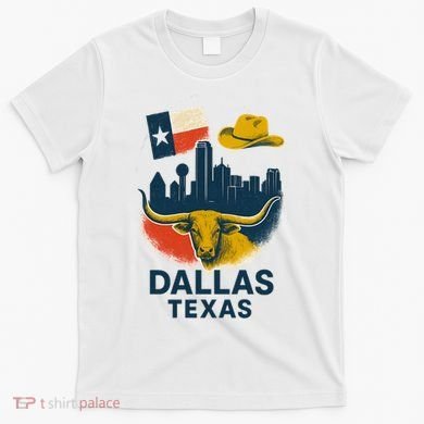 Dallas Texas Modern Collage T-Shirt