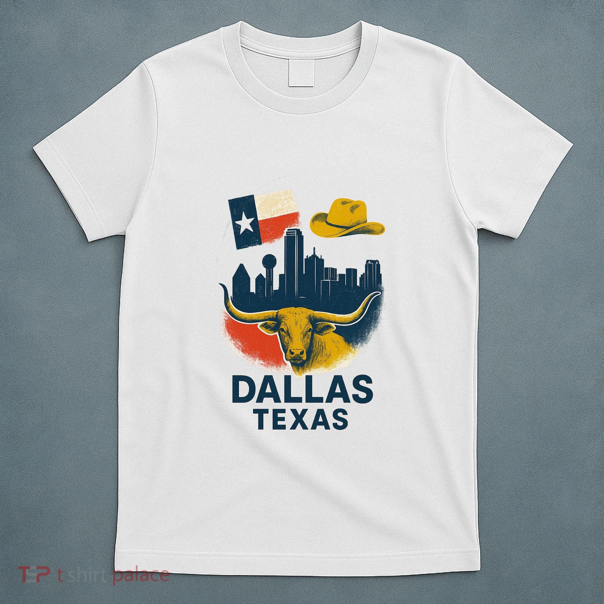 Dallas Texas Modern Collage T-Shirt
