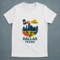 Dallas Texas Modern Collage T-Shirt thumb 5