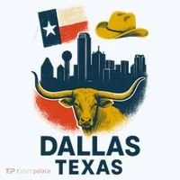 Dallas Texas Modern Collage Bucket Hat thumb 4