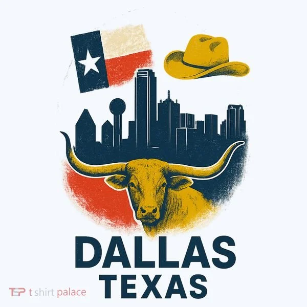 Dallas Texas Modern Collage Bucket Hat