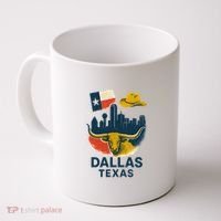 Dallas Texas Modern Collage Coffee Mug thumb 0
