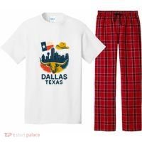 Dallas Texas Modern Collage Pajama Set thumb 0