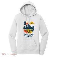 Dallas Texas Modern Collage Women's Hoodie thumb 0