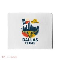 Dallas Texas Modern Collage Mousepad thumb 0