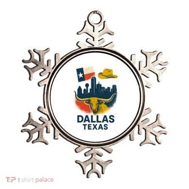 Dallas Texas Modern Collage Ornament