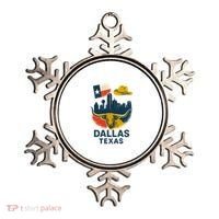 Dallas Texas Modern Collage Ornament thumb 0