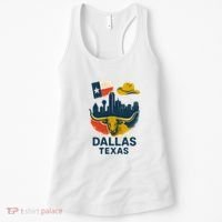 Dallas Texas Modern Collage Women's Tank Top thumb 0