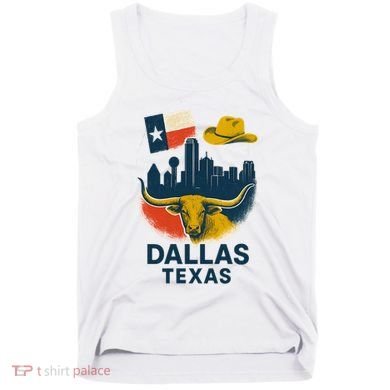 Dallas Texas Modern Collage Tank Top