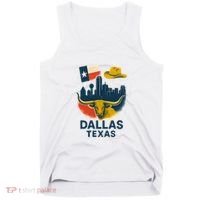 Dallas Texas Modern Collage Tank Top thumb 0